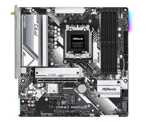 Płyta główna A620M PRO RS WIFI AM5 4DDR5 HDMI/DP M.2 mATX Płyta główna A620M PRO RS WIFI AM5 4DDR5 HDMI/DP M.2 mATX