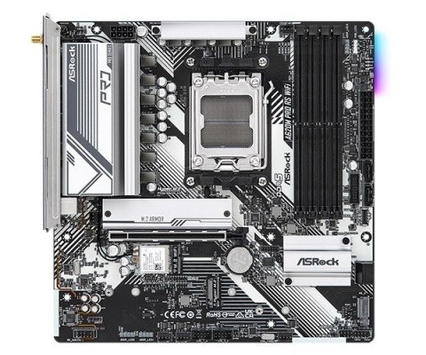 Płyta główna A620M PRO RS WIFI AM5 4DDR5 HDMI/DP M.2 mATX Płyta główna A620M PRO RS WIFI AM5 4DDR5 HDMI/DP M.2 mATX