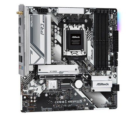 Płyta główna A620M PRO RS WIFI AM5 4DDR5 HDMI/DP M.2 mATX Płyta główna A620M PRO RS WIFI AM5 4DDR5 HDMI/DP M.2 mATX