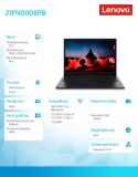 Laptop ThinkPad L13 Clam G4 21FN0008PB W11Pro 7530U/16GB/512GB/INT/13.3 WUXGA/Thunder Black/1YR Premier Support + 3YRS OS