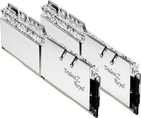 Pamięć PC DDR4 32GB (2x16GB) Trident Royal RGB 3600MHz CL18 XMP2 srebrna Pamięć PC DDR4 32GB (2x16GB) Trident Royal RGB 3600MHz CL18 XMP2 srebrna