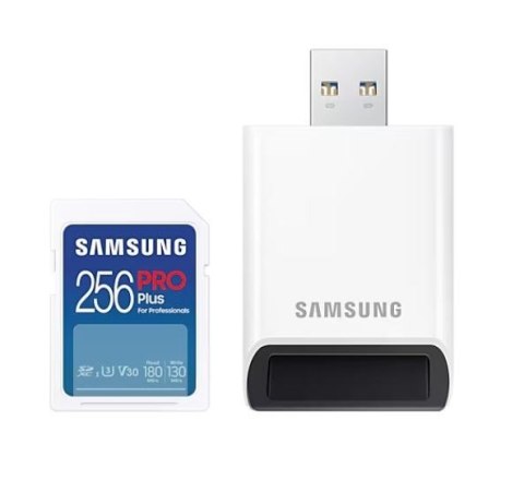 Karta pamięci SD PRO Plus MB-SD256SB/WW 256GB + czytnik Karta pamięci SD PRO Plus MB-SD256SB/WW 256GB + czytnik