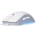 Mysz gamingowa CW918 RGB kocia łapka biała