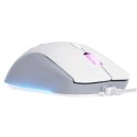 Mysz gamingowa CW918 RGB kocia łapka biała