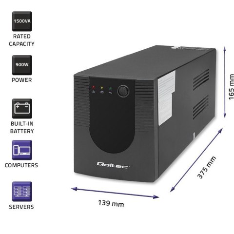 Zasilacz awaryjny UPS | Monolith | 1500VA | 900W Zasilacz awaryjny UPS | Monolith | 1500VA | 900W