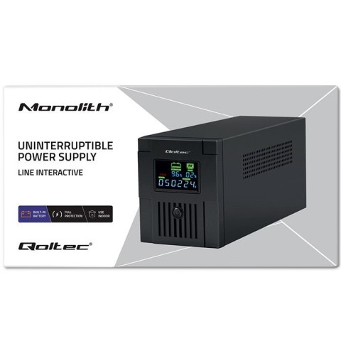 Zasilacz awaryjny UPS | Monolith | 2000VA | 1200W | LCD | USB Zasilacz awaryjny UPS | Monolith | 2000VA | 1200W | LCD | USB