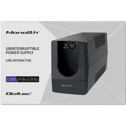 Zasilacz awaryjny UPS | Monolith | 650VA | 360W Zasilacz awaryjny UPS | Monolith | 650VA | 360W