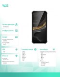 Smartfon WP22 8/256GB 10000 mAh DualSIM czarny
