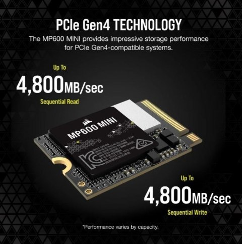 Dysk SSD 1TB MP600 MINI 4800/4800 MB/s PCIe Gen 4.0 x4 M.2 2230 Dysk SSD 1TB MP600 MINI 4800/4800 MB/s PCIe Gen 4.0 x4 M.2 2230
