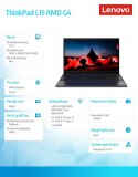 Laptop ThinkPad L15 AMD G4 21H7001PPB W11Pro 7730U/16GB/512GB/INT/15.6 FHD/Thunder Black/1YR Premier Support + 3YRS OS