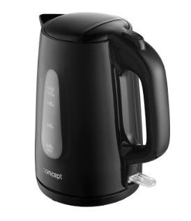 Czajnik plastikowy 1,7L RK2381 czarny Czajnik plastikowy 1,7L RK2381 czarny