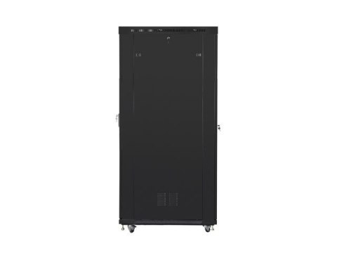 Szafa instalacyjna rack stojąca 19 42U 800x1200 czarna, drzwi szklane LCD (Flat pack) Szafa instalacyjna rack stojąca 19 42U 800x1200 czarna, drzwi szklane LCD (Flat pack)