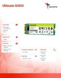 Dysk SSD Ultimate SU650 256GB M.2 TLC 3D 2280 SATA