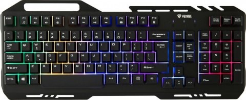 Klawiatura YKB 3200 Shadow metalowa, podświetlenie LED Klawiatura YKB 3200 Shadow metalowa, podświetlenie LED