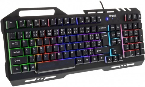 Klawiatura YKB 3200 Shadow metalowa, podświetlenie LED Klawiatura YKB 3200 Shadow metalowa, podświetlenie LED