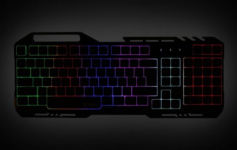 Klawiatura YKB 3200 Shadow metalowa, podświetlenie LED Klawiatura YKB 3200 Shadow metalowa, podświetlenie LED