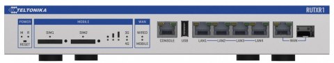 Router LTE RUTXR1 (Cat6), 5xGbE, WiFi, SFP Router LTE RUTXR1 (Cat6), 5xGbE, WiFi, SFP