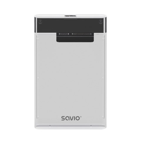 Zewnętrzna obudowa na dysk HDD/SSD 2.5", USB 3.0, AK-66, transparentna Zewnętrzna obudowa na dysk HDD/SSD 2.5", USB 3.0, AK-66, transparentna