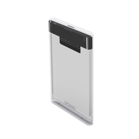 Zewnętrzna obudowa na dysk HDD/SSD 2.5", USB 3.0, AK-66, transparentna Zewnętrzna obudowa na dysk HDD/SSD 2.5", USB 3.0, AK-66, transparentna