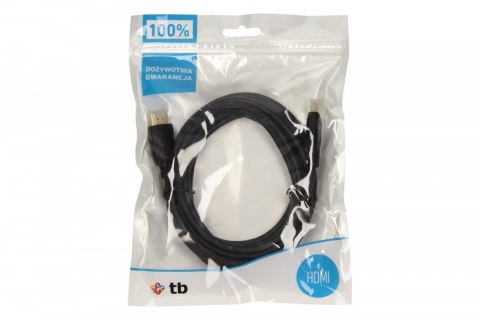 Kabel HDMI 1.4 pozłacany 3m. Kabel HDMI 1.4 pozłacany 3m.