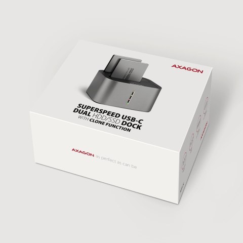 ADSA-DC Stacja dokująca USB 3.2 Gen 1 - 2x SATA 6G 2.5"/3.5" SSD/HDD ADSA-DC Stacja dokująca USB 3.2 Gen 1 - 2x SATA 6G 2.5"/3.5" SSD/HDD