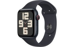 Watch SE GPS + Cellular, 44mm Koperta z aluminium w kolorze północy z paskiem sportowym w kolorze północy - M/L