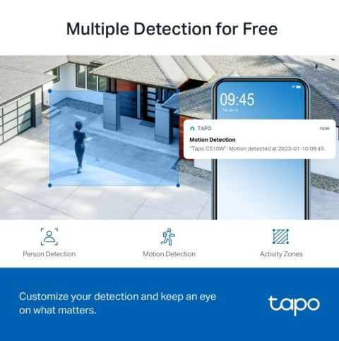 Kamera Tapo C510W Zewnętrzna Obrót/Nachylenie Kamera Tapo C510W Zewnętrzna Obrót/Nachylenie