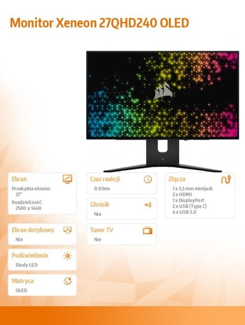 Monitor Xeneon 27QHD240 OLED Monitor Xeneon 27QHD240 OLED