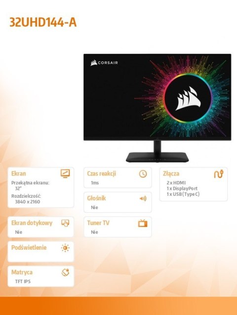 Monitor Xeneon 32UHD144 IPS UHD Monitor Xeneon 32UHD144 IPS UHD