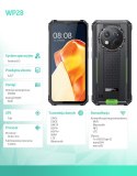 Smartfon WP28 8/256GB 10600 mAh DualSIM zielony