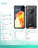 Smartfon WP28 8/256GB 106000 mAh DualSIM pomarańczowy