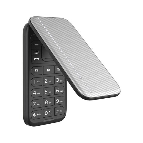 Telefon E282SC DualSIM 512MB RAM 4GB srebrny Telefon E282SC DualSIM 512MB RAM 4GB srebrny