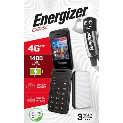 Telefon E282SC DualSIM 512MB RAM 4GB srebrny Telefon E282SC DualSIM 512MB RAM 4GB srebrny