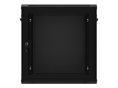 Szafa wisząca 19 cali 12U 600x450 drzwi perforowane (flat pack) czarna Szafa wisząca 19 cali 12U 600x450 drzwi perforowane (flat pack) czarna
