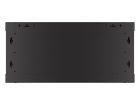 Szafa wisząca 19 cali 4U 600x450 drzwi perforowane (flat pack) czarna Szafa wisząca 19 cali 4U 600x450 drzwi perforowane (flat pack) czarna