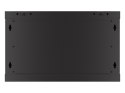 Szafa wisząca 19 cali 6U 600x450 drzwi perforowane (flat pack) czarna