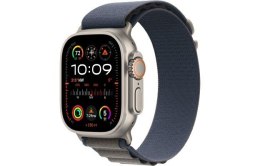 Watch Ultra 2 GPS + Cellular, 49mm Koperta z tytanu z opaską Alpine w kolorze niebieskim - S