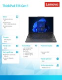 Laptop ThinkPad E16 G1 21JT000JPB W11Pro 7730U/16GB/512GB/AMD Radeon/16.0 WUXGA/Graphite Black/1YR Premier Support + 3YRS OS