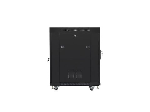 Szafa instalacyjna RACK stojąca 19 15U 800X1000 czarna drzwi szklane LCD (FLAT PACK) Szafa instalacyjna RACK stojąca 19 15U 800X1000 czarna drzwi szklane LCD (FLAT PACK)