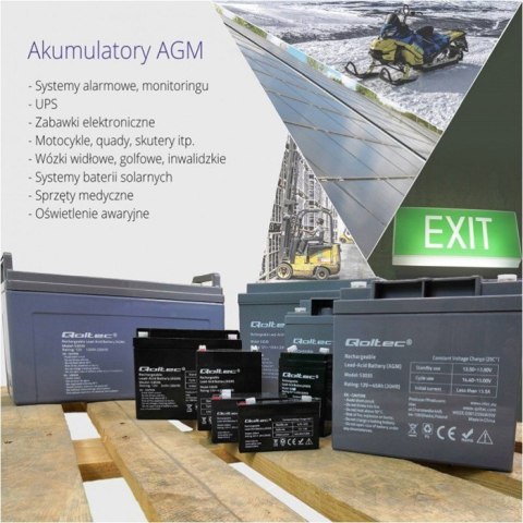 Akumulator żelowy | 12V | 7Ah | max.72A | AGM Akumulator żelowy | 12V | 7Ah | max.72A | AGM