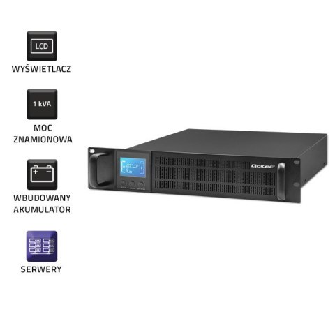 Zasilacz awaryjny UPS RACK | 1kVA | 800W | LCD Zasilacz awaryjny UPS RACK | 1kVA | 800W | LCD