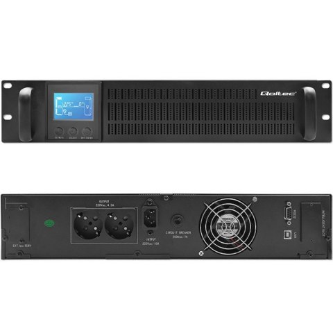 Zasilacz awaryjny UPS RACK | 1kVA | 800W | LCD Zasilacz awaryjny UPS RACK | 1kVA | 800W | LCD