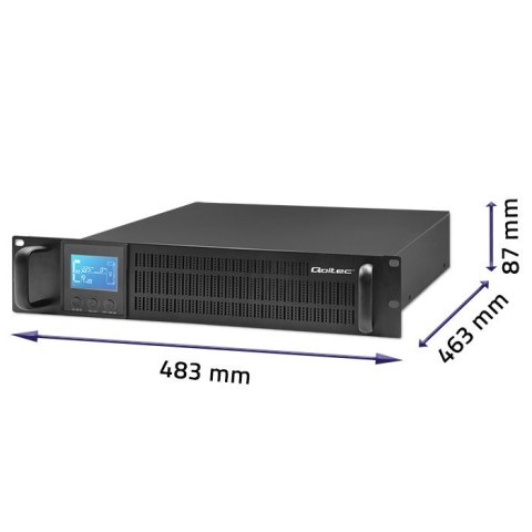 Zasilacz awaryjny UPS RACK | 1kVA | 800W | LCD Zasilacz awaryjny UPS RACK | 1kVA | 800W | LCD