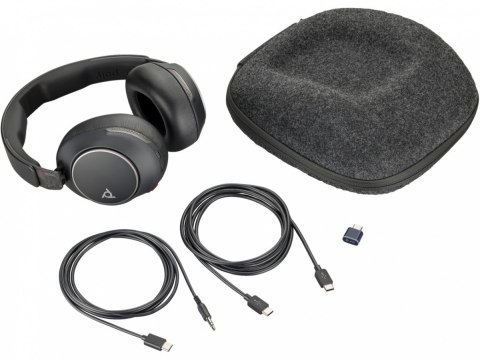 Słuchawki Voyager Surround 80 UC USB-C Headset USB-C/A Adapter 8G7T9A Słuchawki Voyager Surround 80 UC USB-C Headset USB-C/A Adapter 8G7T9A