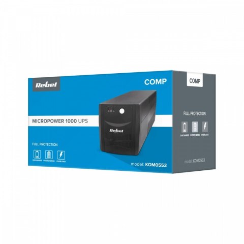 UPS model Micropower 1000 ( offline, 1000VA / 600W, 230 V , 50Hz ) UPS model Micropower 1000 ( offline, 1000VA / 600W, 230 V , 50Hz )