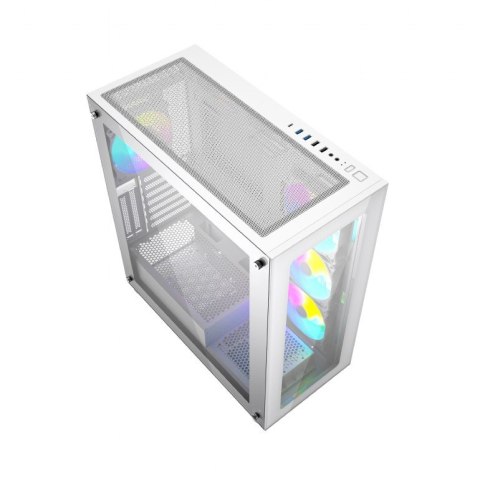 Obudowa Midi Tower Fornax X450MAX ATX biała Obudowa Midi Tower Fornax X450MAX ATX biała