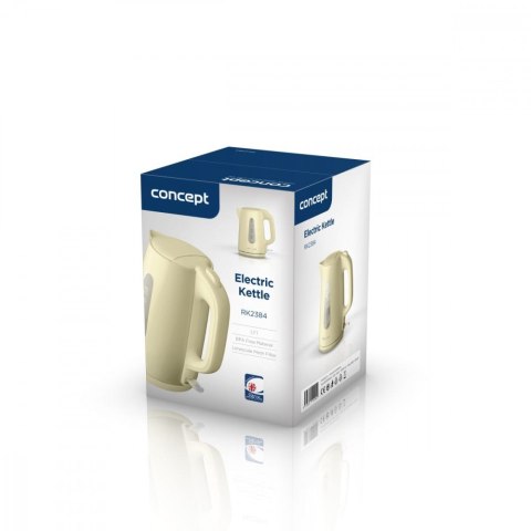 Czajnik plastikowy 1,7L RK2384 kremowy Czajnik plastikowy 1,7L RK2384 kremowy