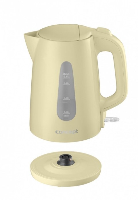 Czajnik plastikowy 1,7L RK2384 kremowy Czajnik plastikowy 1,7L RK2384 kremowy