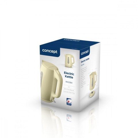 Czajnik plastikowy 1,7L RK2384 kremowy Czajnik plastikowy 1,7L RK2384 kremowy
