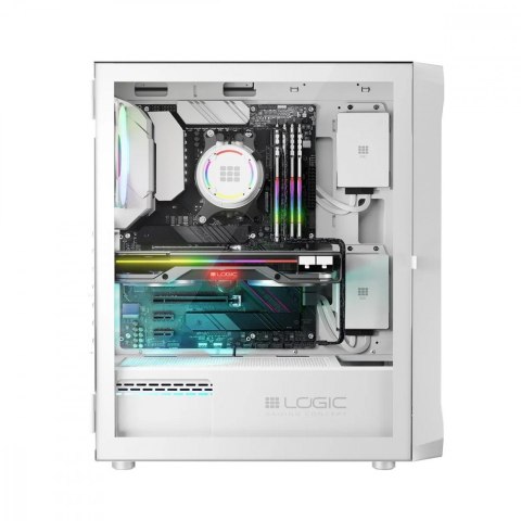 Obudowa Komputerowa Logic Portos ARGB Midi USB 3.0 Biała Obudowa Komputerowa Logic Portos ARGB Midi USB 3.0 Biała